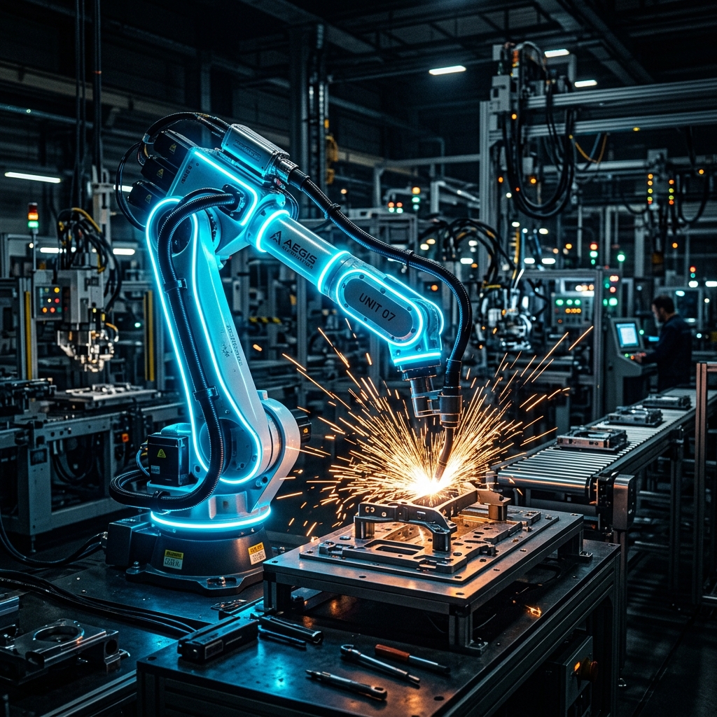 Manufacturing KPI Dashboard Interface Mockup